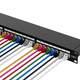 Патч-панель FGB CAT 7 на 24 порта 1U 48см - экранированное крепление для сервера RJ45 - экранированная сетевая патч-панель - изображение 5