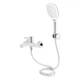 Змішувач для ванни Qtap Grand (з душовим гарнітуром) QTGRACRM006 Chrome - изображение 3