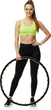 Hula-hop Actiget z wypustkami masującymi 88 cm Czarno-zielony ACT0135 (5908455309578) - obraz 17
