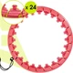 Hula-hop Actiget z obciążeniem i wypustkami masującymi 35 cm Czerwony ACT0139 (5908455309615) - obraz 9