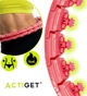 Hula-hop Actiget z obciążeniem i wypustkami masującymi 35 cm Czerwony ACT0139 (5908455309615) - obraz 11