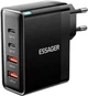 Зарядное устройство 4 in 1 Essager ES-CD37 GAN 100 Вт, USB-C, защита USB-A, для iPhone 17, 16, 15, ноутбуков и Mac Black - изображение 1