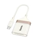 Картрідер Type-C Hoco UA40A Crystal 2-в-1 SD / MicroSD (TF) Transparent Бежевий - зображення 1