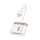 Картрідер Type-C Hoco UA40A Crystal 2-в-1 SD / MicroSD (TF) Transparent Бежевий - зображення 3