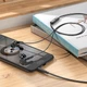 Провідні навушники гарнітура Hi-Fi Hoco M121 Bright Universal з мікрофоном (3.5mm) 1.2 м Чорні - зображення 4