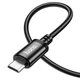 USB кабель для быстрой зарядки Hoco X89 High Speed USB-A - micro USB 2.4A 2 м Черный - изображение 2