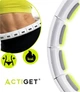 Hula-hop Actiget z obciążeniem, licznikiem i wypustkami masującymi 35 cm Biało-szary ACT0140 (5908455309622) - obraz 12
