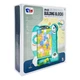 Детская развивающая игрушка 3 в 1 "Пазлы, тетрис, танграм" 8792(Turquoise) - изображение 2