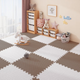 Килимок-пазл для підлоги Eva 60*60 см товщина 1 см 6 шт 2,16 м² коричневий (JDT-0849707) - зображення 5