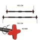 Турнік розсувний Cornix Pro+ 105-150 см XR-0288 Black/Red - зображення 3