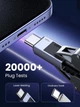 Кабель USB 2.0 Type-C M-M, 3 м, 100W （480Mbps）Сірий, L512 UGREEN - изображение 7