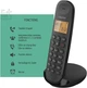 Радиотелефон беспроводной Logicom ILOA 150 черный DECT аналоговый память на 50 номеров время разговора до 7 часов громкая связь hands-free mute - Уценка - изображение 2