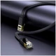 Кабель Hoco US07 из чистой меди плоский Ethernet RJ45 1м черный - изображение 6