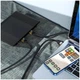 Кабель Hoco US07 чиста мідь плоский Ethernet RJ45 10м чорний - зображення 10