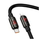 Кабель Hoco U143 Joy PD 27W Type-C/Lightning 1.2м Чорний 2.4A - зображення 4