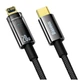 Кабель Baseus Explorer Series 20W Fast Charging Type-C to Lightning 1m Чорний - зображення 5