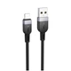 Кабель Hoco X109 силиконовый зарядный Lightning 2.4A для iPhone Черный - изображение 3