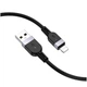 Кабель Hoco X109 силиконовый зарядный Lightning 2.4A для iPhone Черный - изображение 4