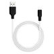 Кабель Hoco X21 Plus силиконовый Lightning 2м для iPhone Черный с белым - изображение 7
