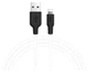 Кабель Hoco X21 Plus силиконовый Lightning 2м для iPhone Черный с белым - изображение 10