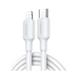 Кабель USAMS SJ611 Type-C to Lightning 20W 2M Білий для iPhone - зображення 1
