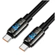 Кабель Hoco U143 Joy Type-C 240W черный длина 1.2 м - изображение 3