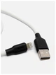 Кабель Hoco X21 Plus силіконовий Lightning 1м для iPhone Чорний з білим - зображення 5