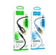 Кабель AUX Hoco UPA25 Transparent Digital Audio Lightning 3.5mm Чорний - зображення 2