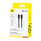 Кабель Baseus Silky Series 20W Type-C to Lightning 2м Черный - изображение 2