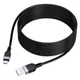 Кабель Hoco X109 силіконовий Micro USB 2.4A 2м чорний - зображення 9