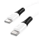 Кабель Hoco X82 силиконовый Lightning 1.6м для iPhone с поддержкой PD белый - изображение 4
