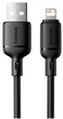 Кабель Baseus Silky Series 2.4A Lightning для iPhone 2м Черный - изображение 1