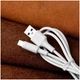 Кабель Hoco X25 Soarer Lightning зарядный белый 6 м для устройств Apple - изображение 6