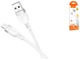 Кабель Hoco X109 силиконовый Micro USB 2.4A белый 1м - изображение 7