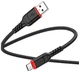 Кабель Hoco X59 Lightning чорний для iPhone 3A 1м - зображення 7