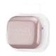 Чохол силіконовий 2,5мм з мікрофіброю для AirPods 3 протиударний колір рожевий пісок - зображення 2