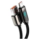Кабель Baseus USB Type-C 66W швидка зарядка 1м чорний - зображення 7
