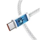 Кабель Baseus Dynamic Series USB Type-C 100W 2m Быстрая зарядка Белый - изображение 8