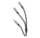 Кабель Hoco UPA21 2-in-1 3.5mm female to 2x 3.5mm male Сірий - зображення 9