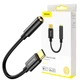 Адаптер Baseus Type-C до 3.5мм Чорний для смартфонів - зображення 4