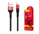 Кабель Hoco X26 Micro USB 6.2 для зарядки и передачи данных черный с красным - изображение 7