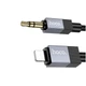 Кабель Hoco UPA32A Clever Lightning/3.5mm чорний 1.6м для цифрового аудіо високої якості - зображення 10