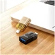 Адаптер Hoco UA36 USB female to iP male OTG прозрачный для устройств Apple черный - изображение 8