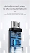 Кабель McDodo Smart Series Micro USB 1м Автоотключение Черный - изображение 5