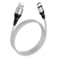 Кабель Hoco X50 Micro USB 2.4A для зарядки и передачи данных Серый - изображение 7