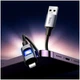 Кабель Hoco U144 Lightning 1.2м 2.4A чорний для iPhone із захистом від перегинів - зображення 5