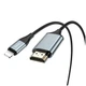 Кабель Hoco UA15 HDMI High-Definition для iPhone на HDTV Металевий сірий - зображення 6