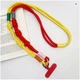Шнурок на шею Rope Node для украшения телефона яркий красный и желтый для удобного ношения и защиты устройства - изображение 2