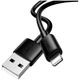 Кабель USAMS SJ709 Lightning 2.4A для iPhone Чорний 1.2 м - зображення 4