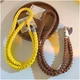 Шнурок на шею Rope Knitting для телефона украшение желтый аксессуар для удобства ношения - изображение 4